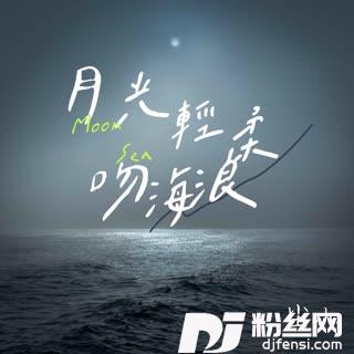 月光轻柔吻海浪