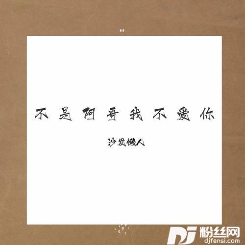 不是阿哥我不爱你（最火版）