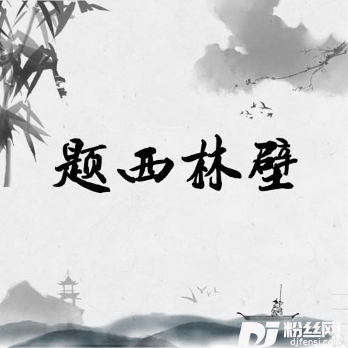 题西林壁