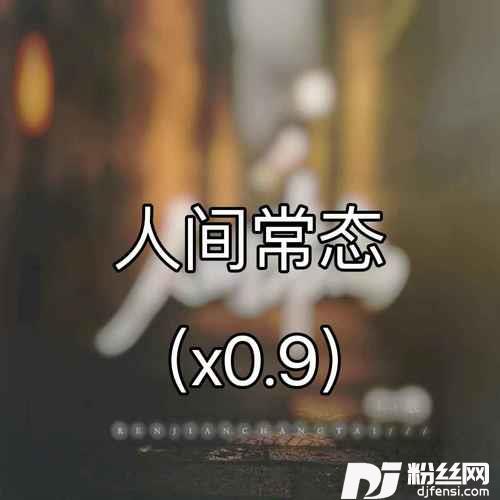 人间常态0.9x