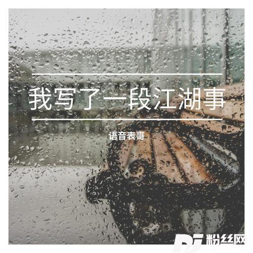 我写了一段江湖事