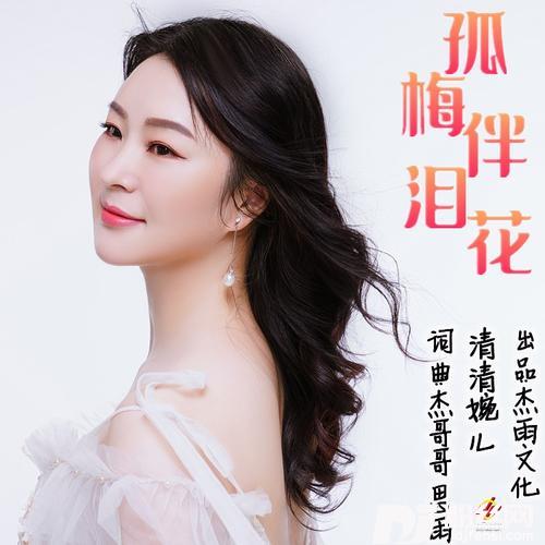 孤梅伴泪花