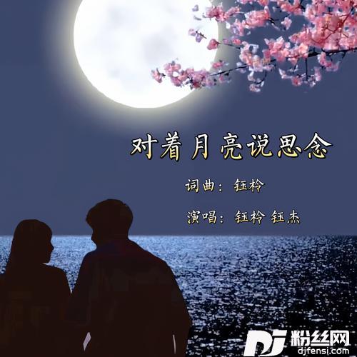 对着月亮诉说思念