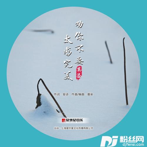 劝你不要太求完美