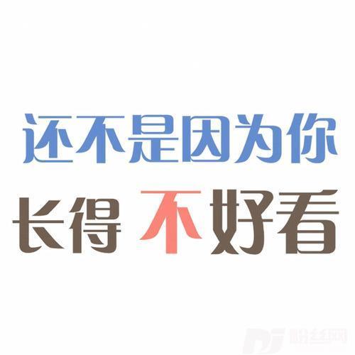 还不是因为你长得不好看单曲版