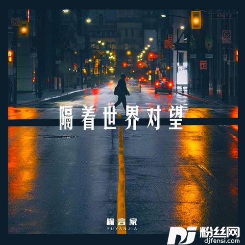 隔着世界对望