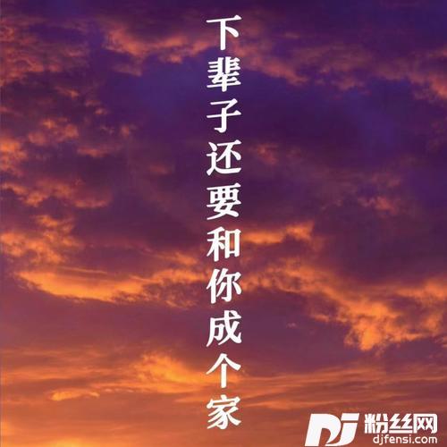 下辈子还要和你成个家的专辑
