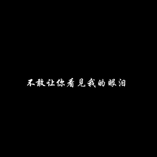 不敢让你看见我的眼泪女声版的专辑