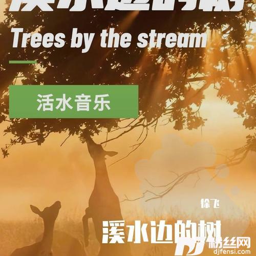溪水边的树